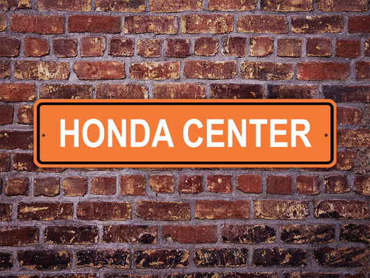 Honda Center Street Sign Anaheim Ducks