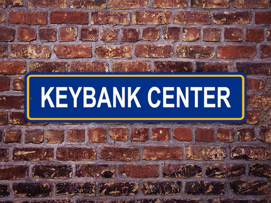 KeyBank Center Street Sign Buffalo Sabres