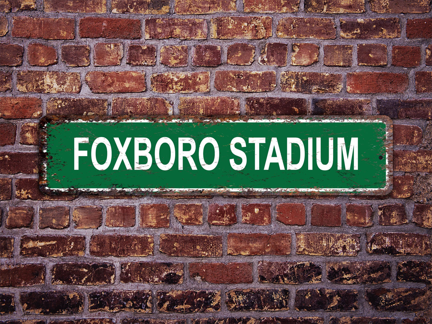 Foxboro Stadium Street Sign New England Patriots Football