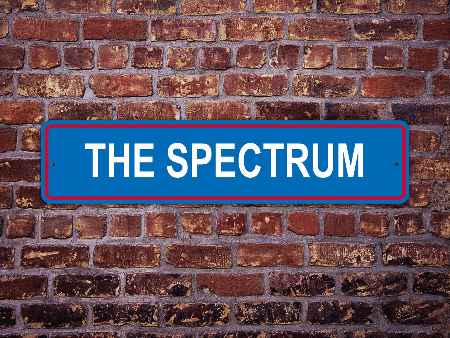 The Spectrum Street Sign Philadelphia Flyers 76ers Hockey Basketball