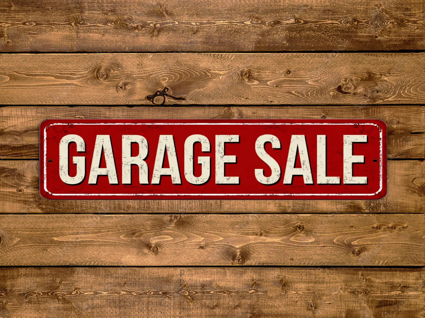 Garage Sale Street Sign Vintage Style