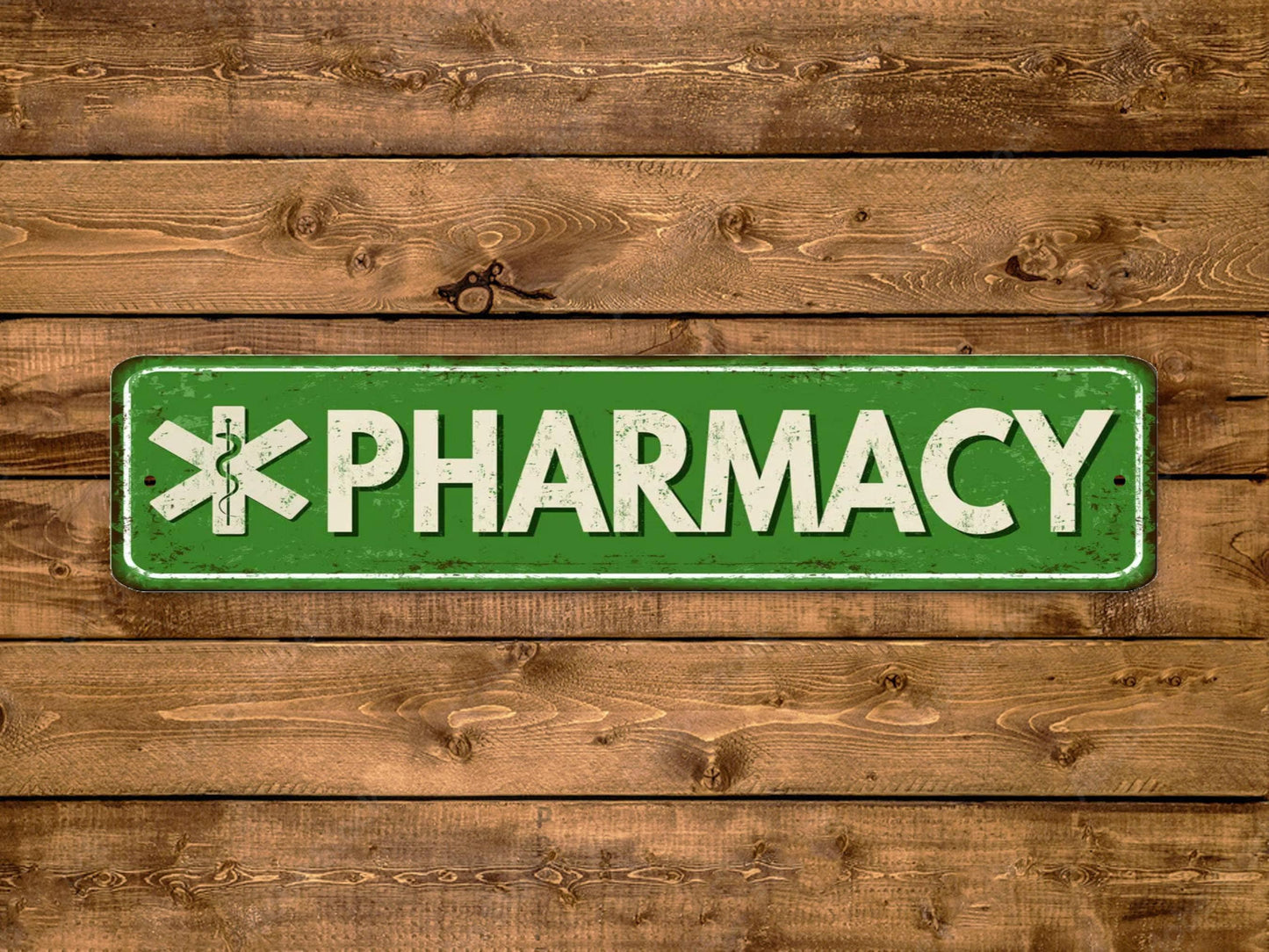 Pharmacy Street Sign Vintage Style