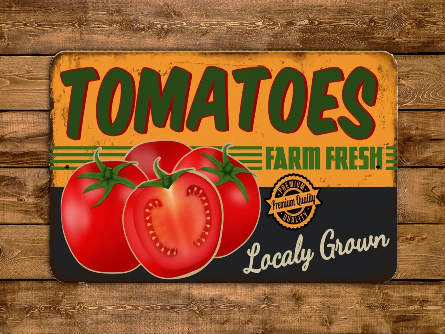 Farm Fresh Tomatoes Sign Vintage Style