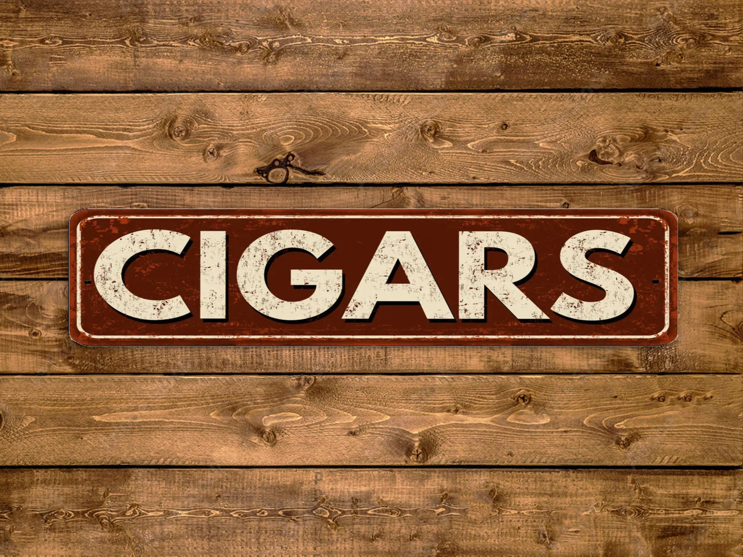 Cigars Street Sign Vintage Style