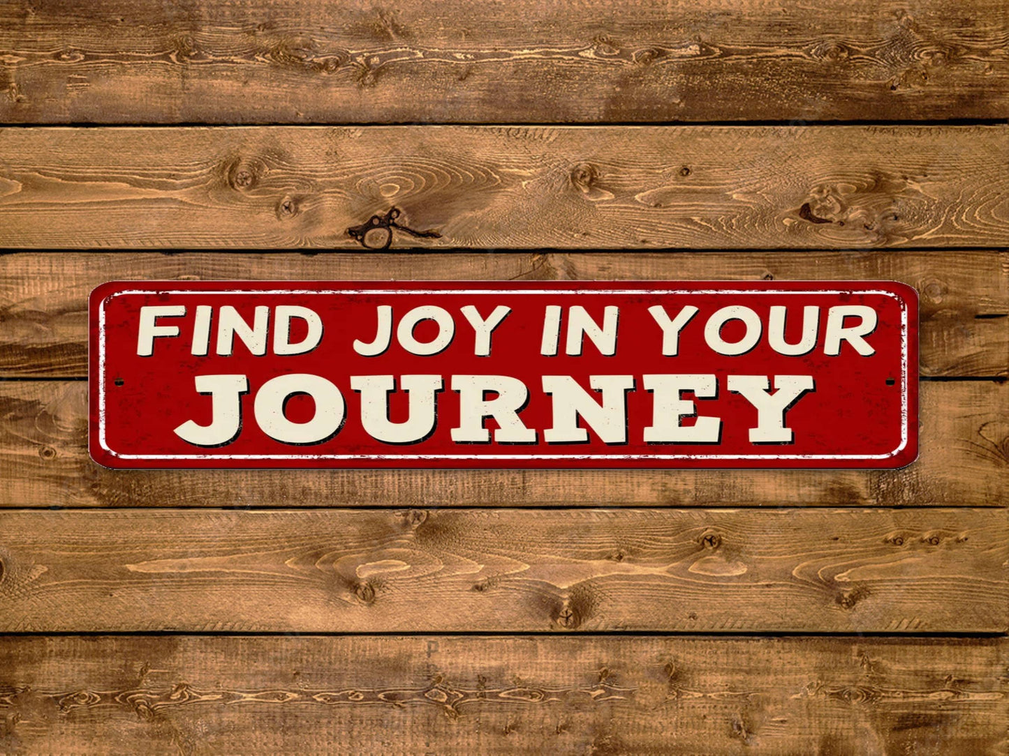 Find Joy In Your Journey Street Sign Vintage Style