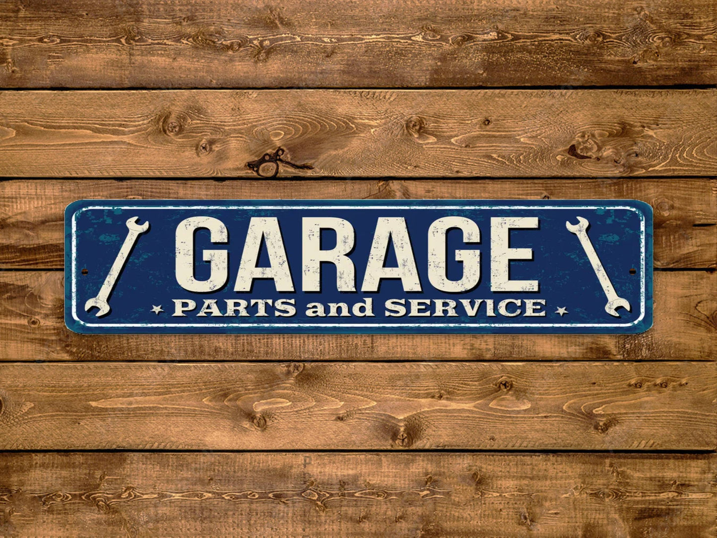 Garage Street Sign Parts And Service Vintage Style